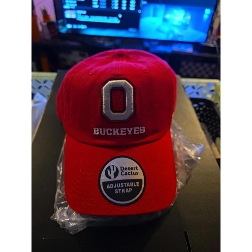 Desert Cactus Ohio Buckeyes Baseball Cap, Buckeyes Rimmed Hat
